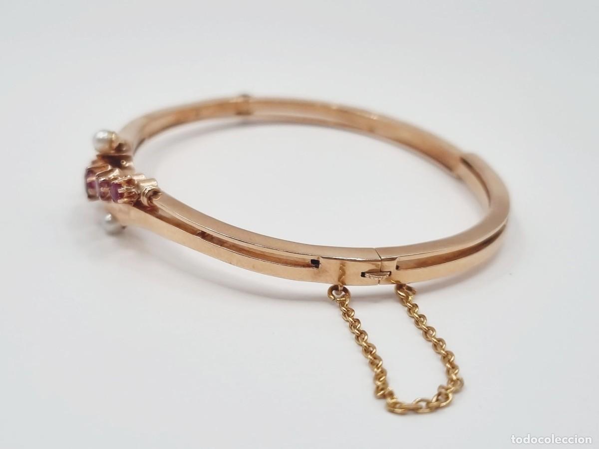 Joyeria: PULSERA RIGIDA DE ORO ROSA - Foto 6