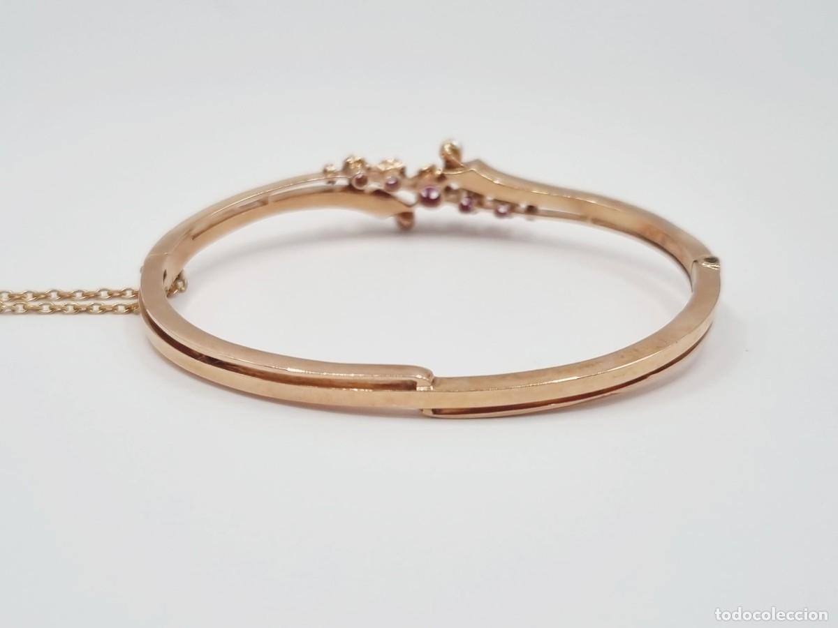 Joyeria: PULSERA RIGIDA DE ORO ROSA - Foto 7