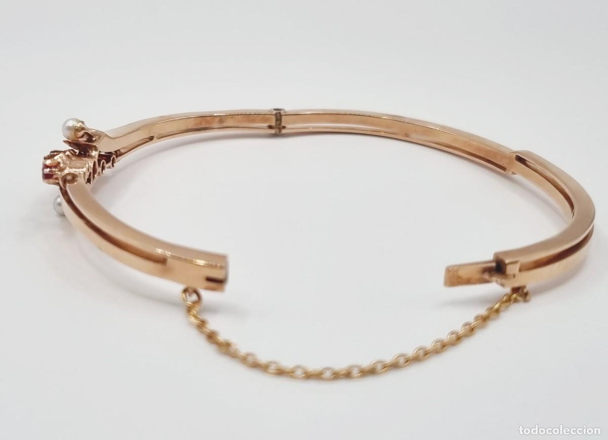 Joyeria: PULSERA RIGIDA DE ORO ROSA - Foto 9