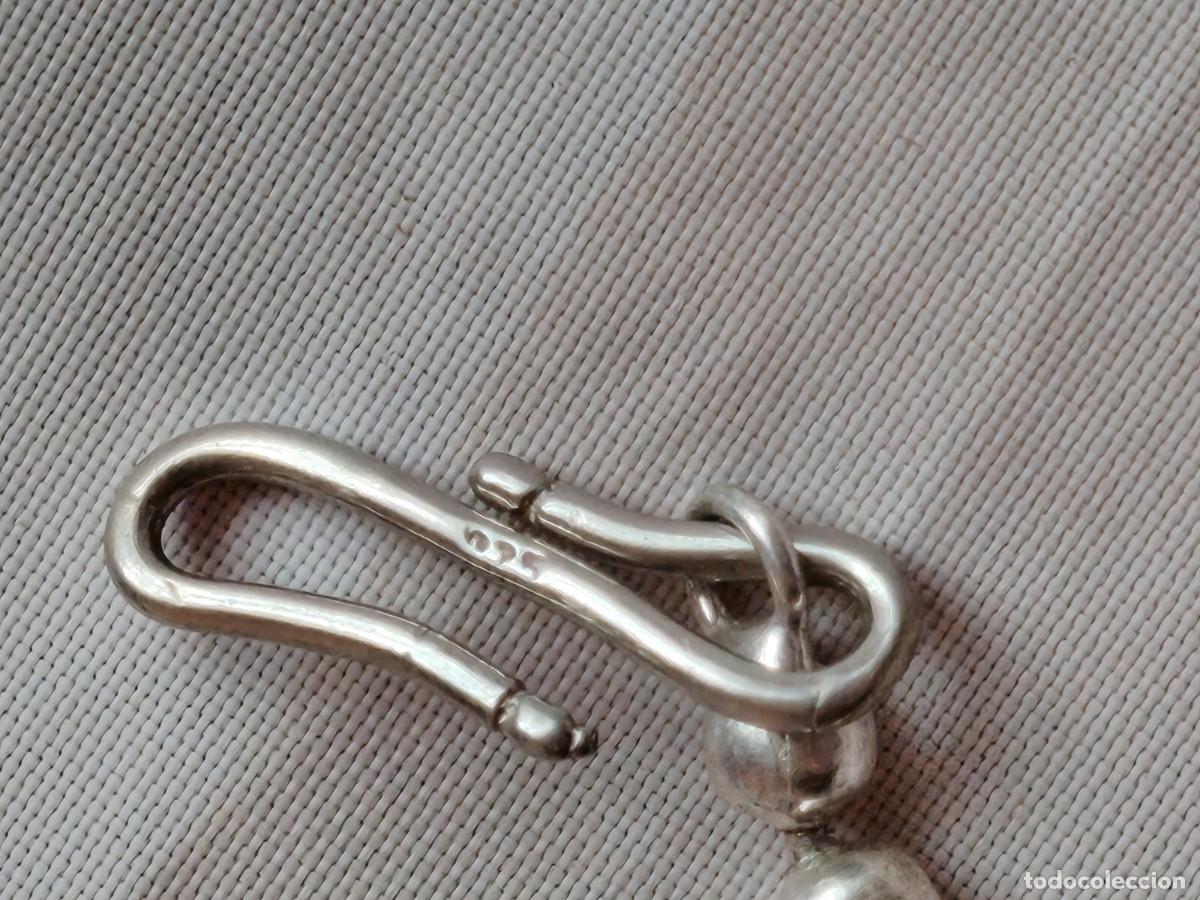 Joyeria: Collar de plata, sellos en el cierre, peso 24 gr - Foto 4