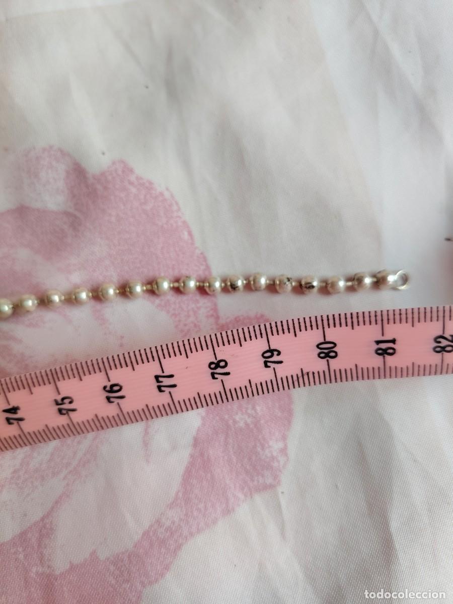 Joyeria: Collar de plata, sellos en el cierre, peso 24 gr - Foto 5