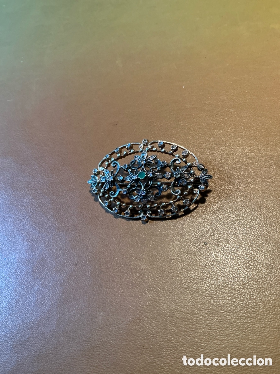 Joyeria: Broche vintage estilo isabelino - Foto 1