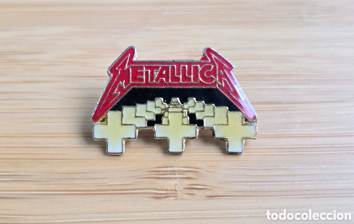 Joyeria: Pin Metallica. Master of Puppets