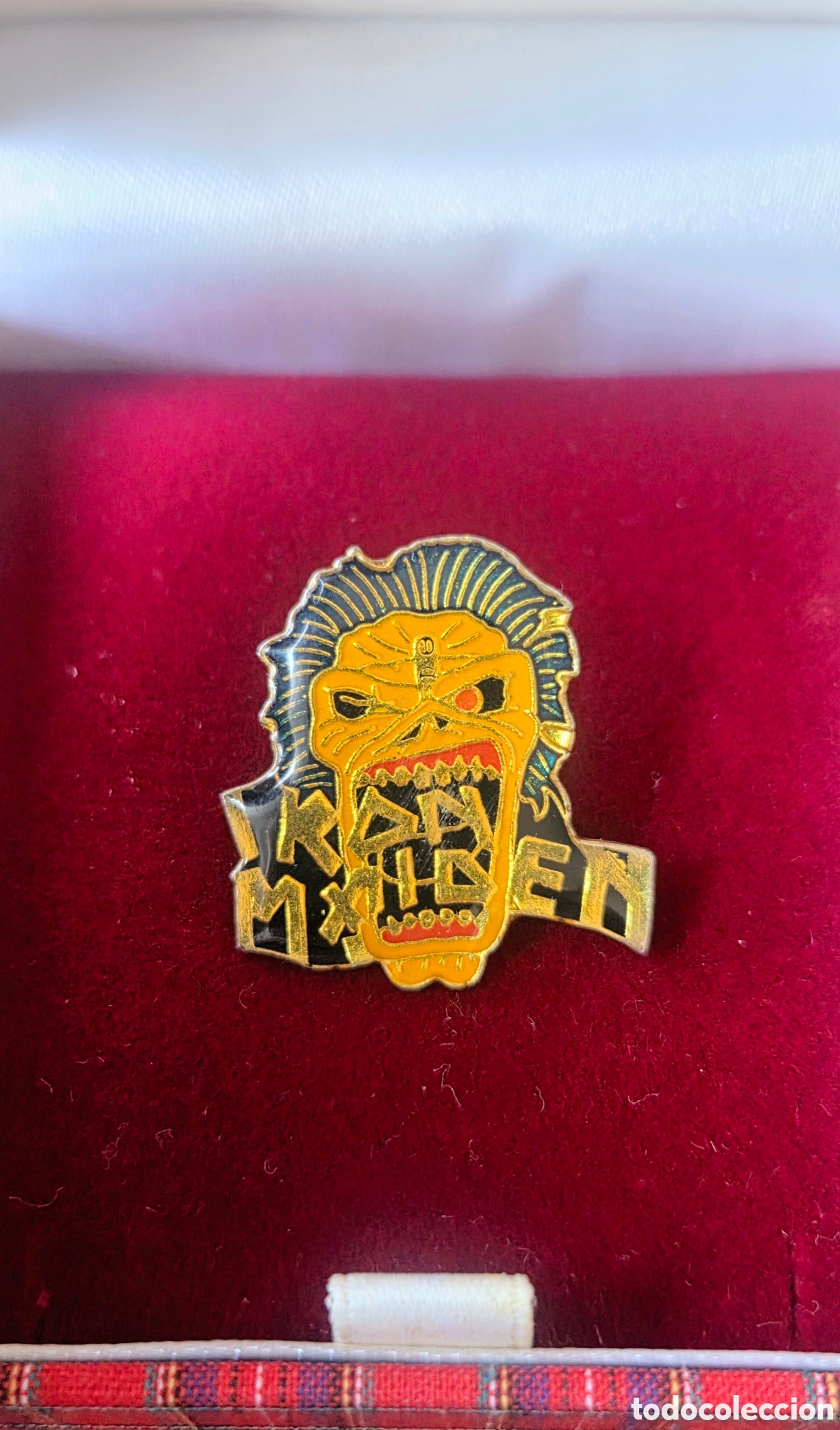 Joyeria: Pin Iron Maiden. Vintage. - Foto 4