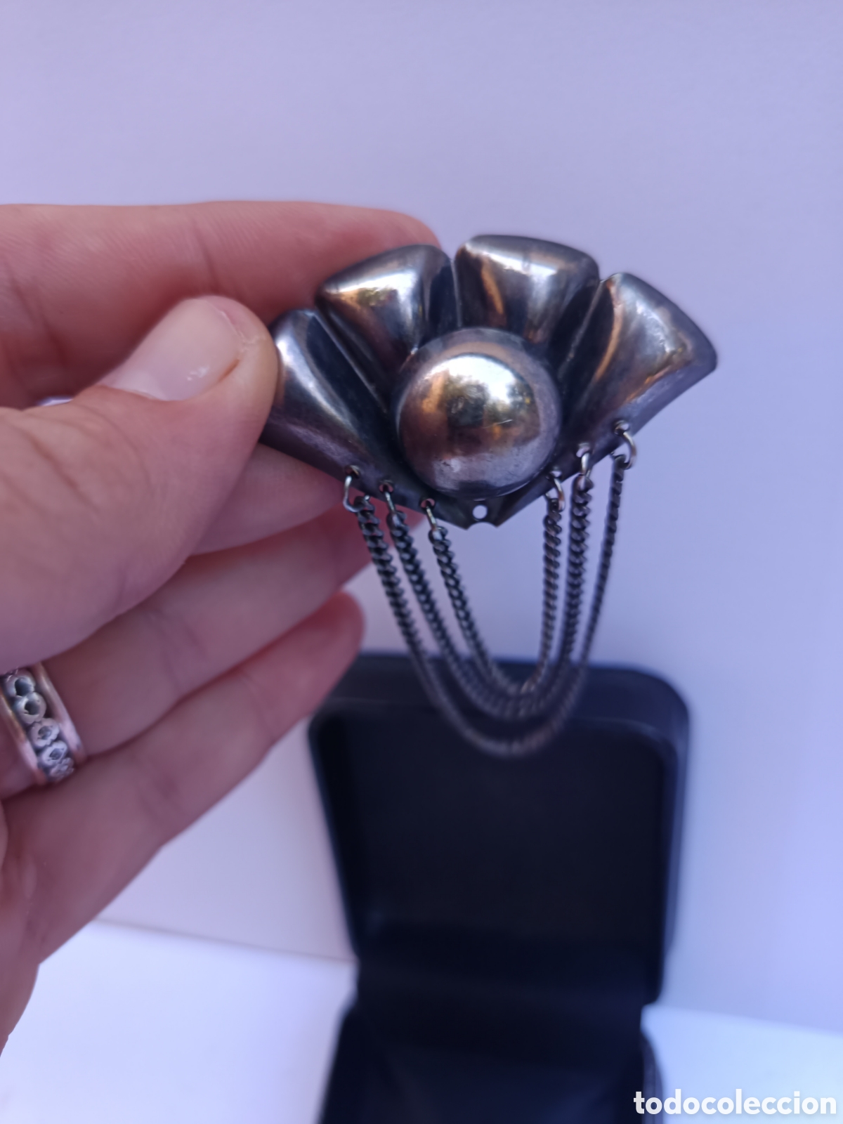 Joyeria: Broche antiguo Art Nouveau - Foto 2
