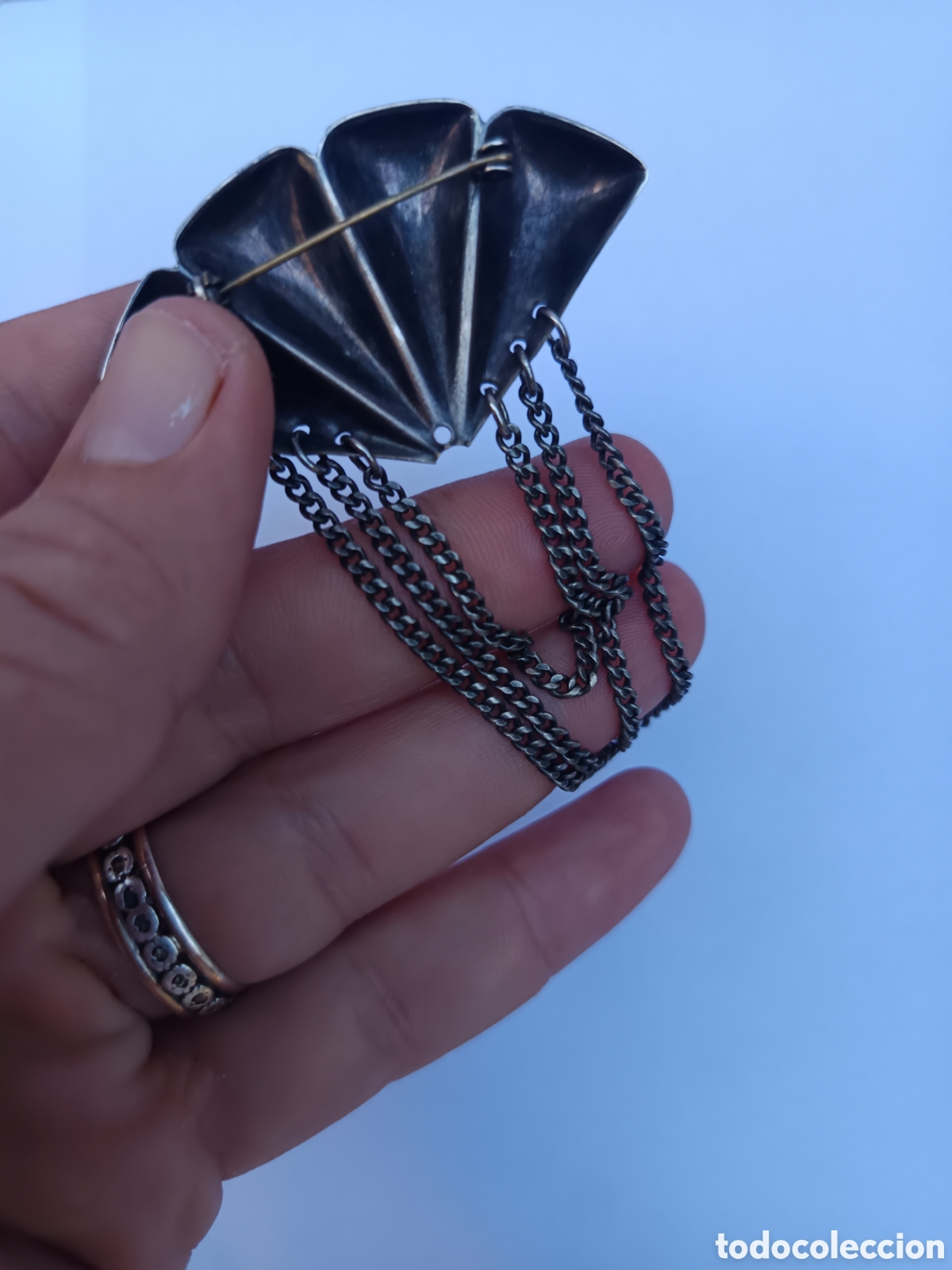 Joyeria: Broche antiguo Art Nouveau - Foto 3