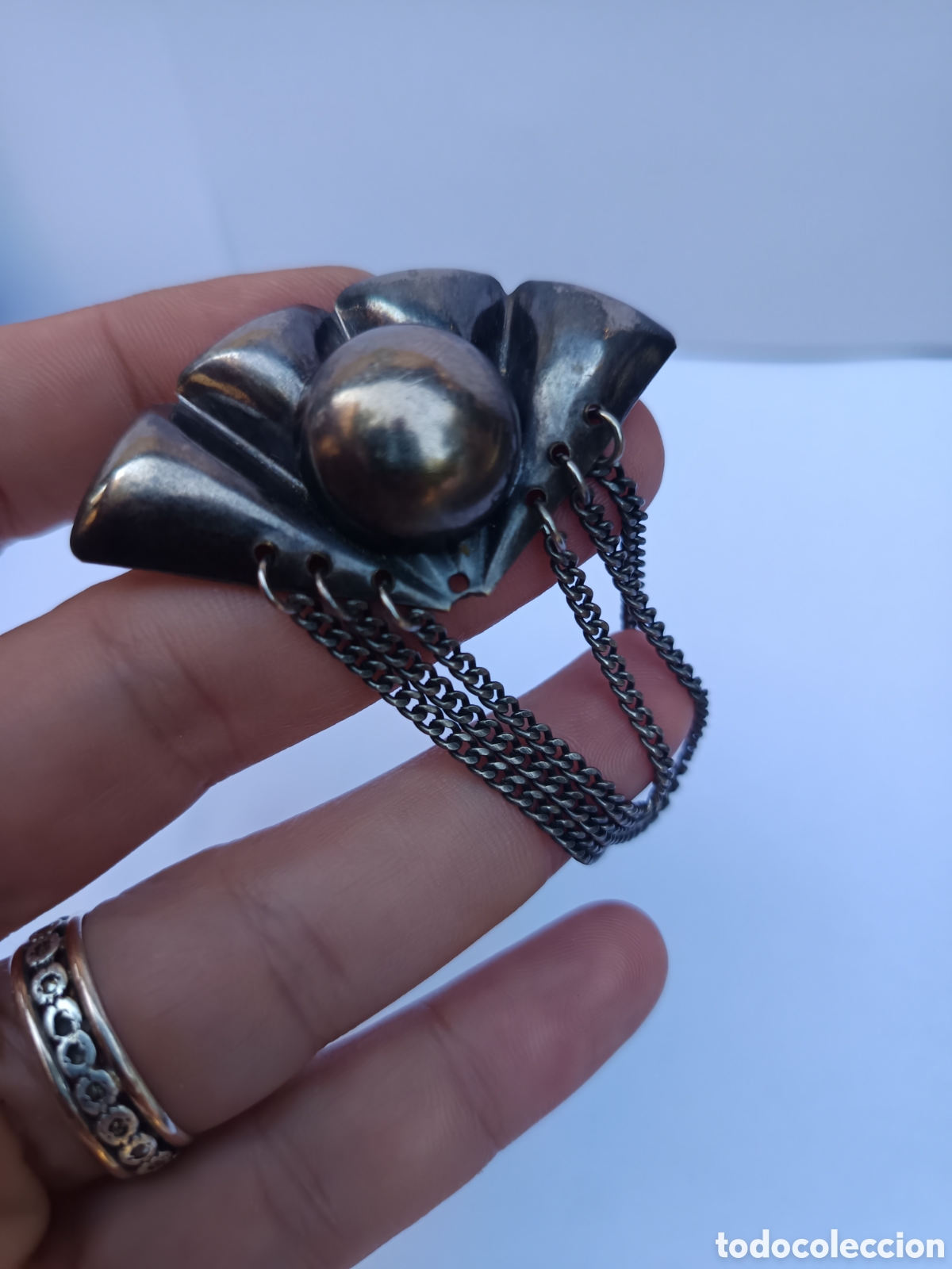 Joyeria: Broche antiguo Art Nouveau - Foto 4