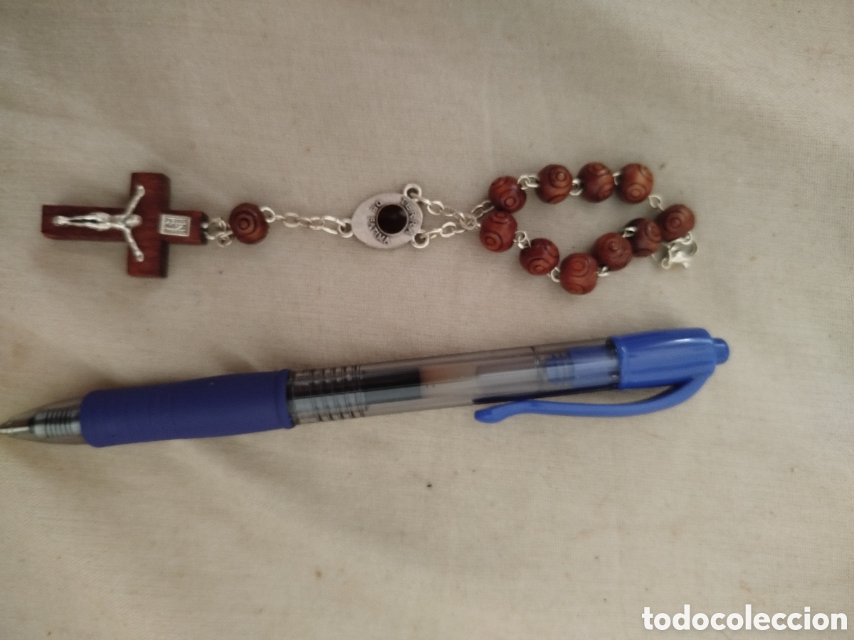 Joyeria: Rosario de cuentas de madera - Foto 2