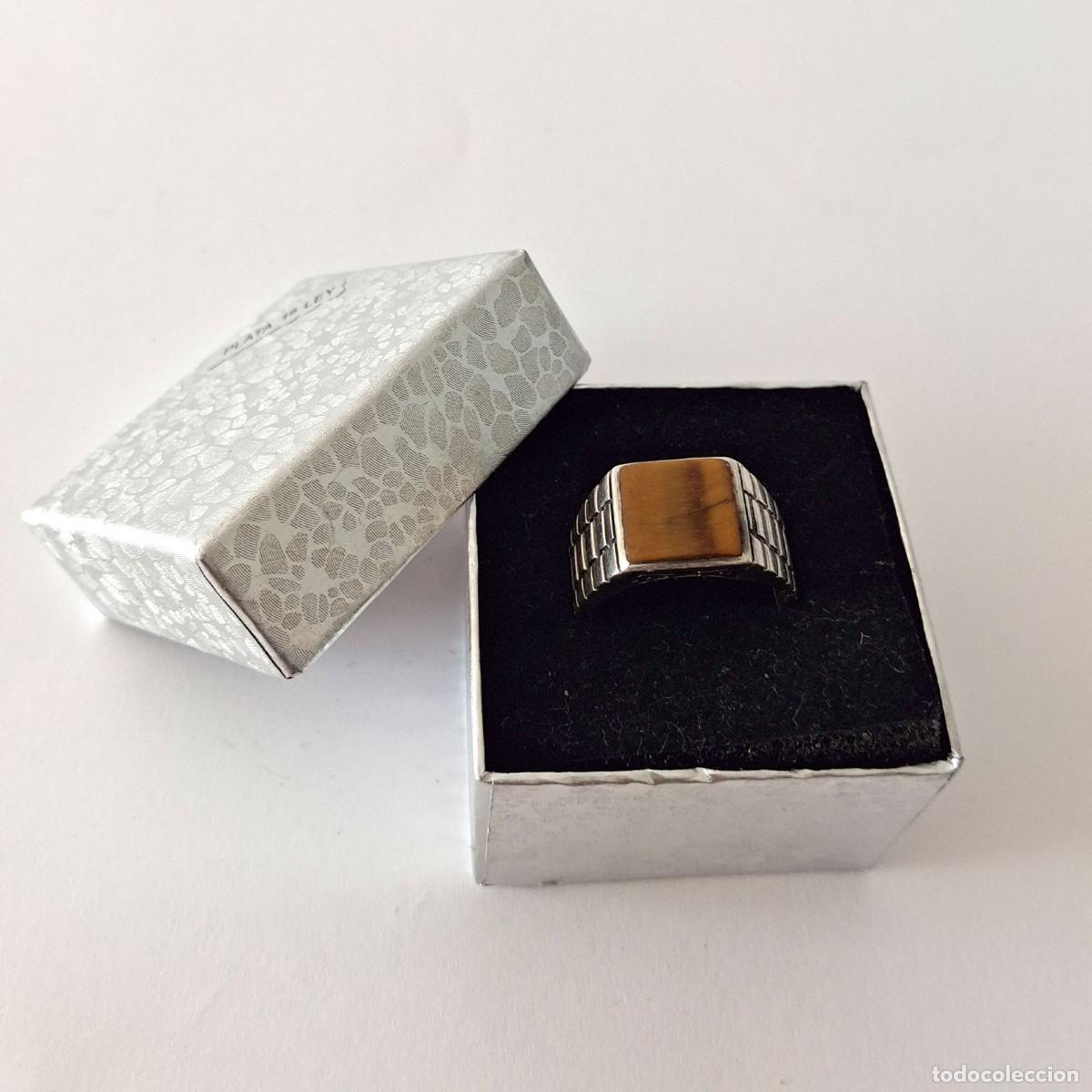 Joyeria: ANILLO DE PLATA 925 CON OJO DE TIGRE &ndash; HECHO A MANO EN MARRUECOS
