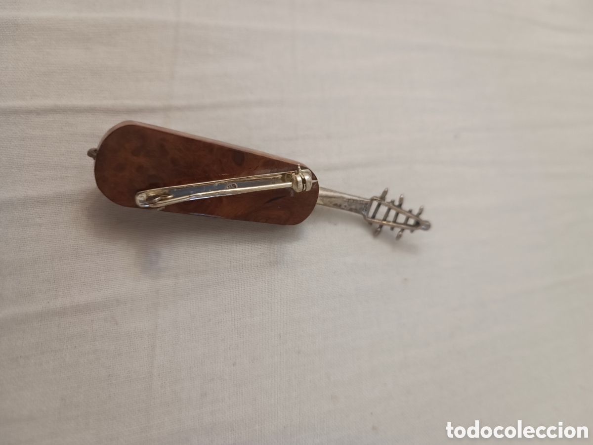 Joyeria: Broche guitarra antigua folk - Foto 2
