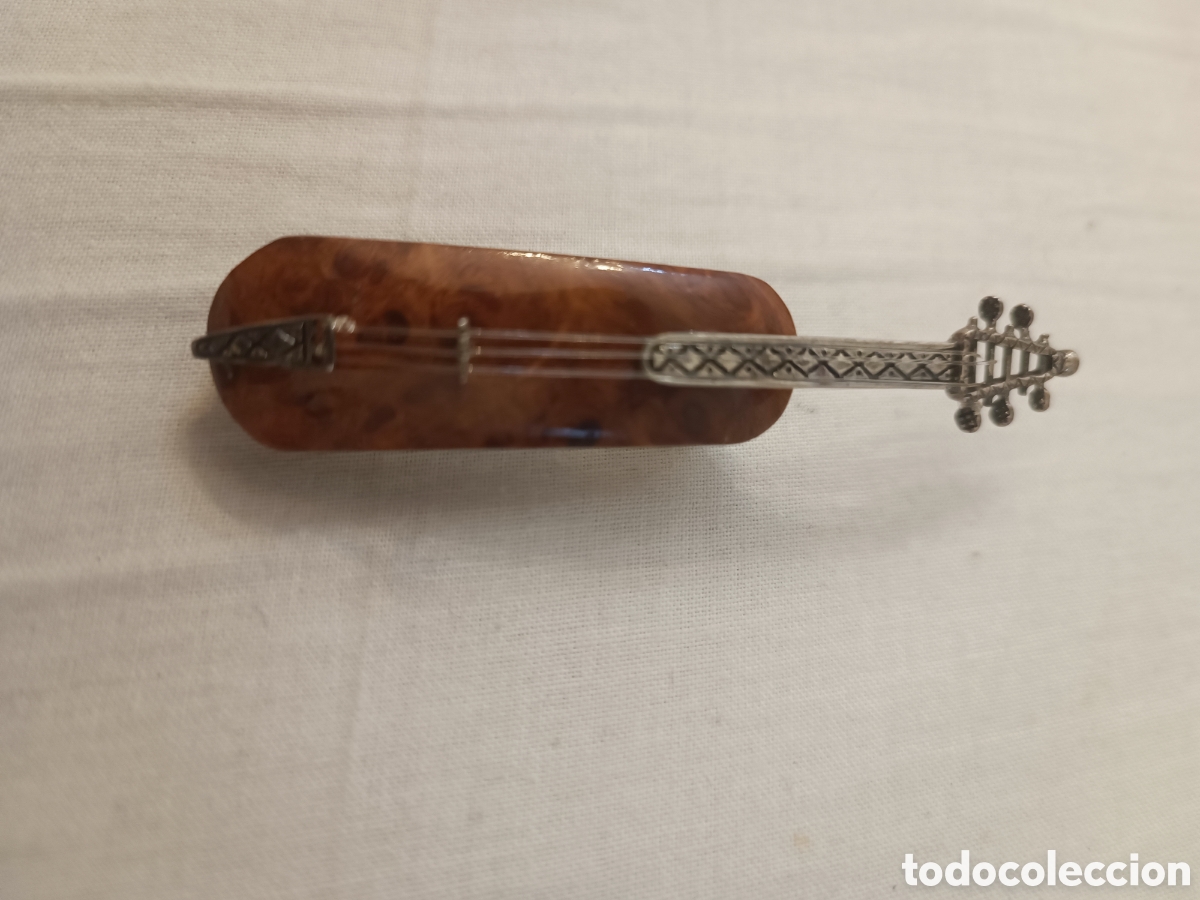 Joyeria: Broche guitarra antigua folk