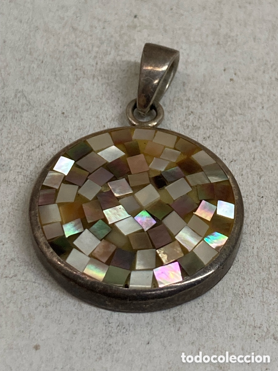 Joyeria: Colgante de plata n&aacute;car C665