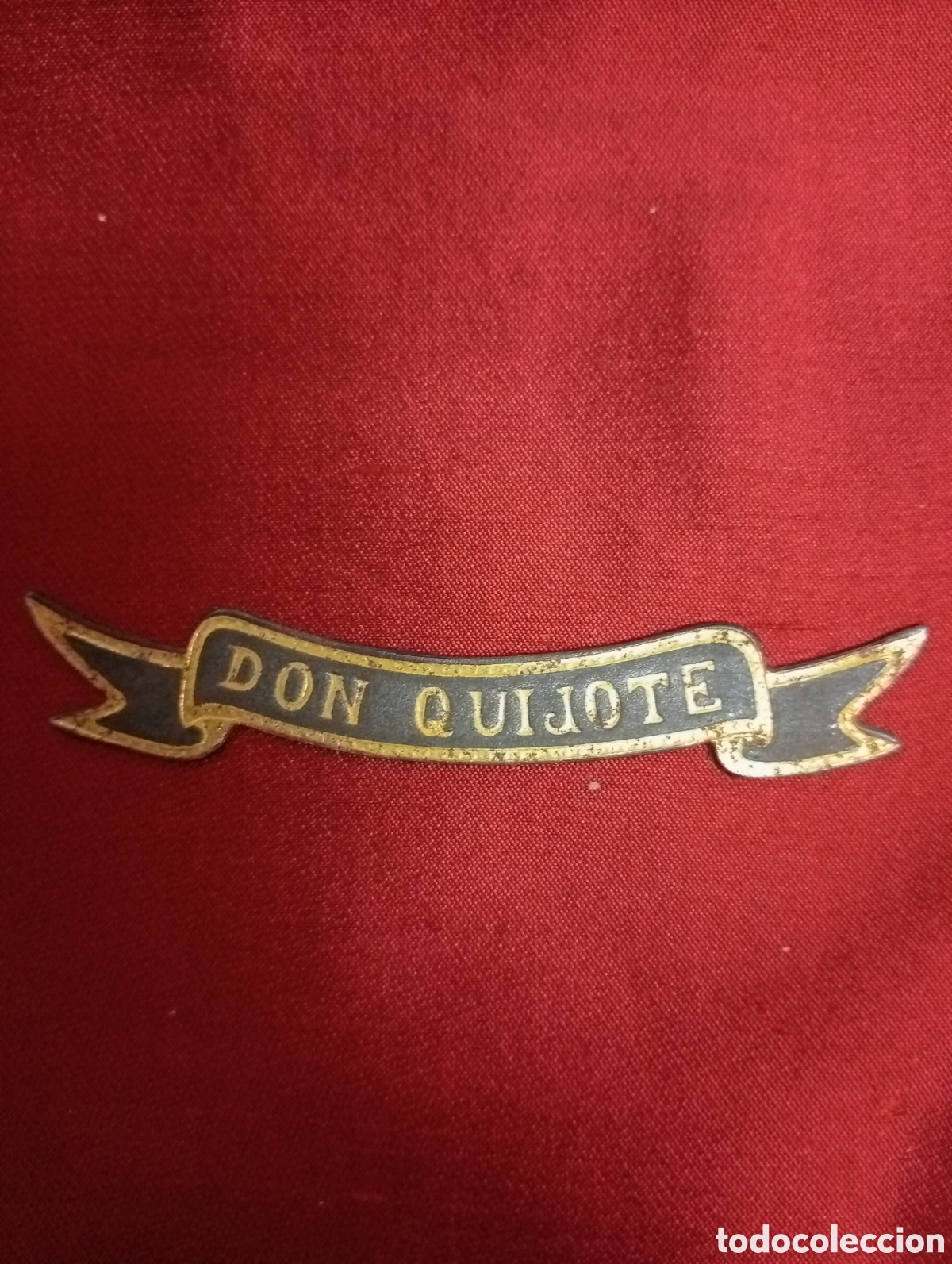 Joyeria: Letrero tipo pergamino Don Quijote