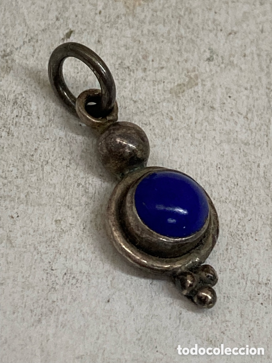 Joyeria: Colgante de plata lapisl&aacute;zuli C666 - Foto 1