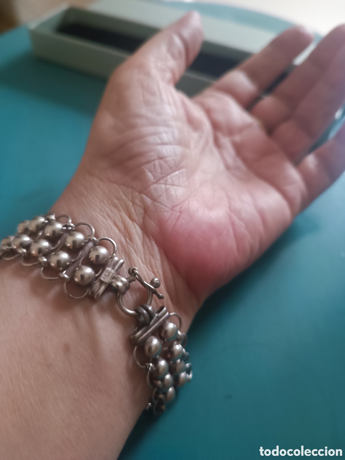 Joyeria: Pulsera de plata de ley. Articulada - Foto 5