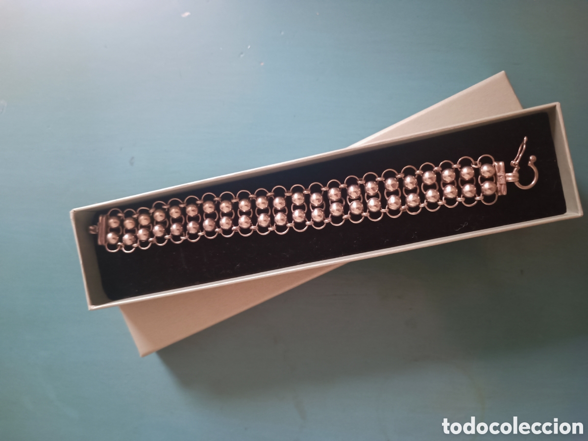 Joyeria: Pulsera de plata de ley. Articulada - Foto 1