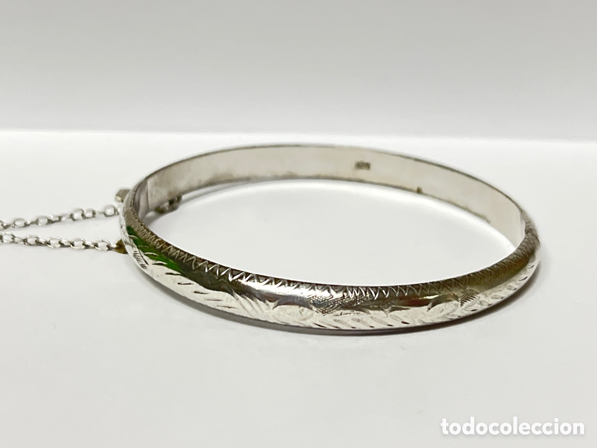 Schmuck: Pulsera media ca&ntilde;a calada de plata /Pul218