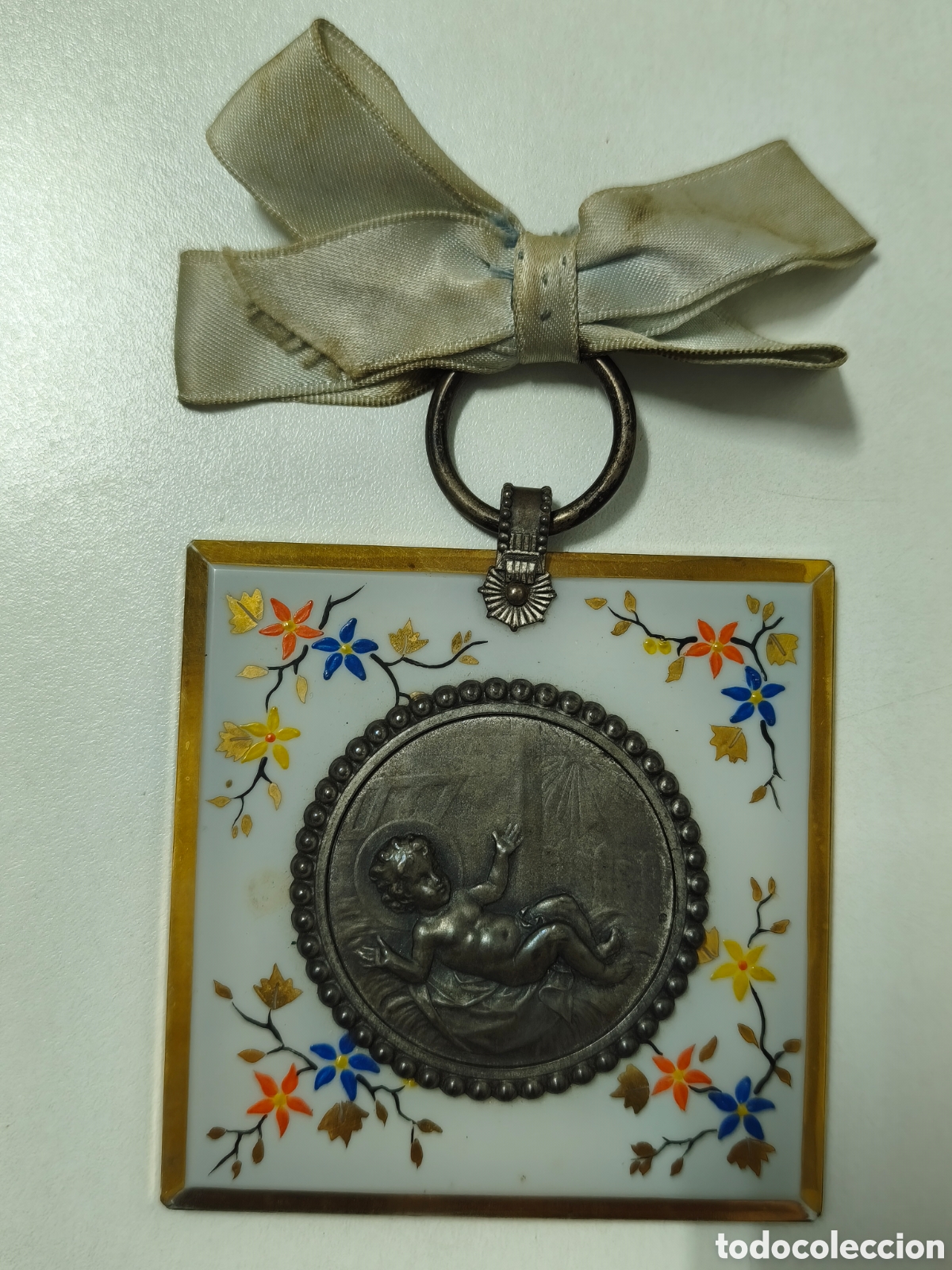 Joyeria: Escapulario cuna plata antiguo - Foto 2