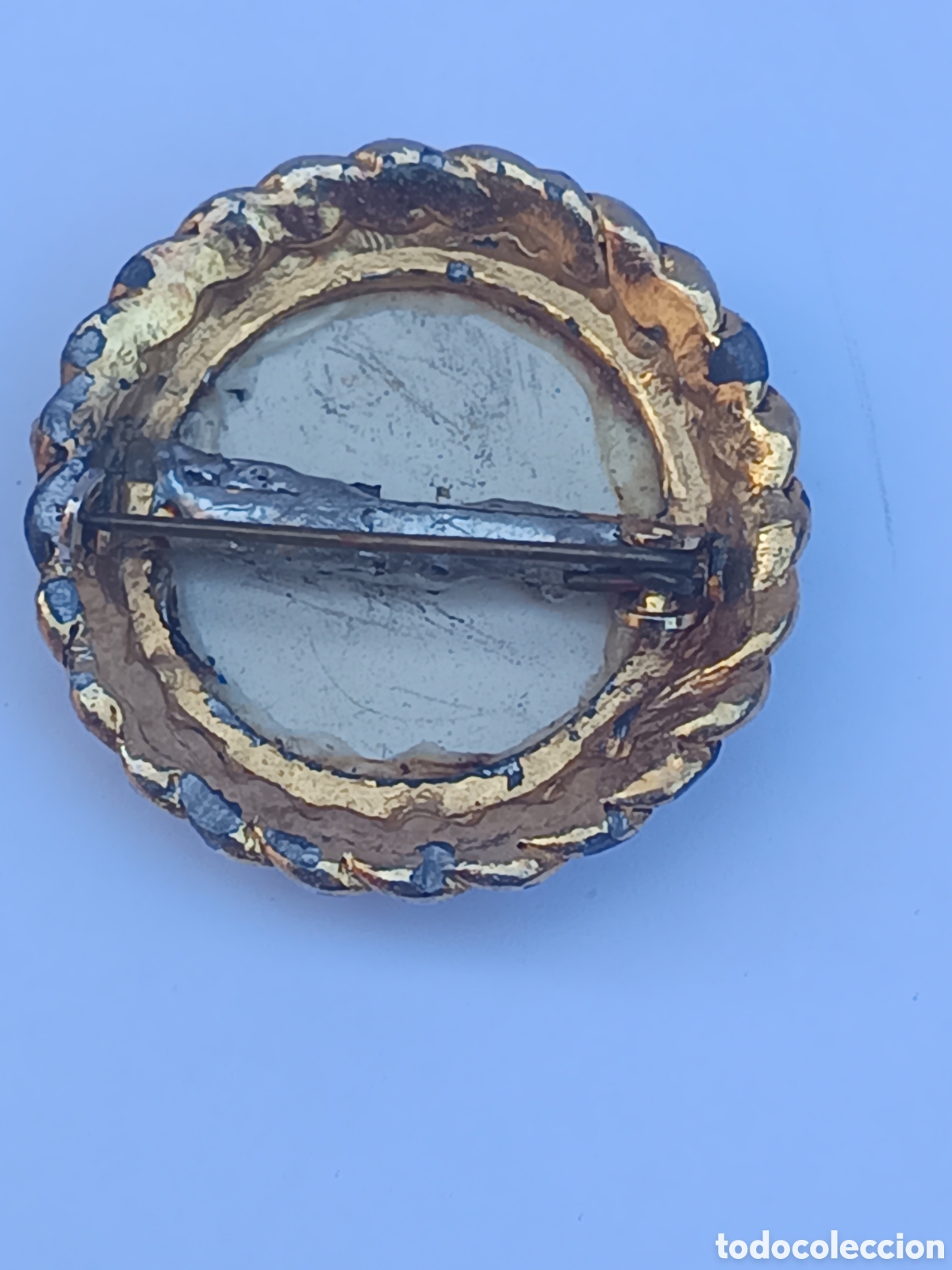 Joyeria: Antiguo broche de Limoges - Foto 3