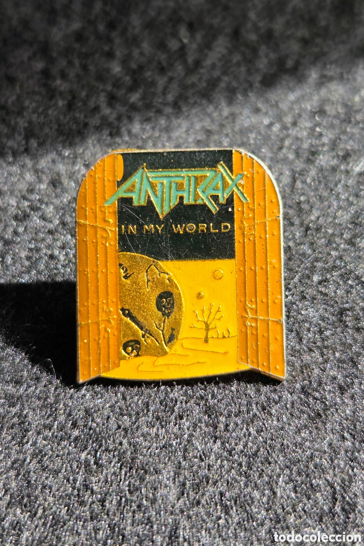 Joyeria: Pin Anthrax. Vintage a&ntilde;os 90. - Foto 4