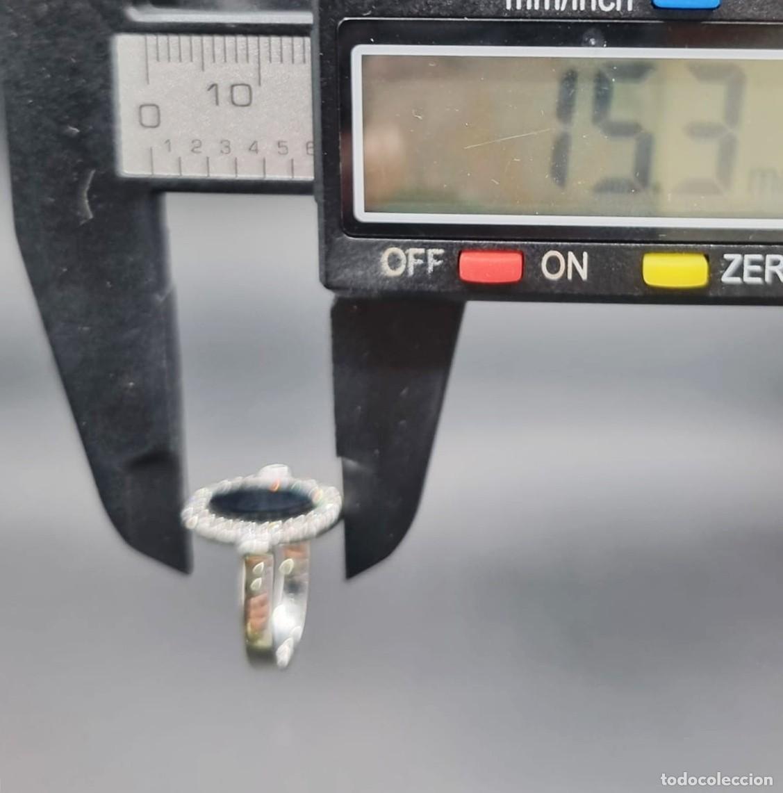 Joyeria: ANILLO DE ORO BLANCO, DIAMANTES Y ONIX - Foto 7