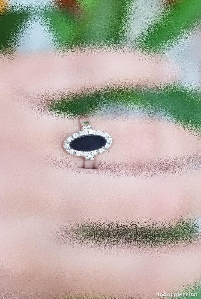 Joyeria: ANILLO DE ORO BLANCO, DIAMANTES Y ONIX - Foto 10