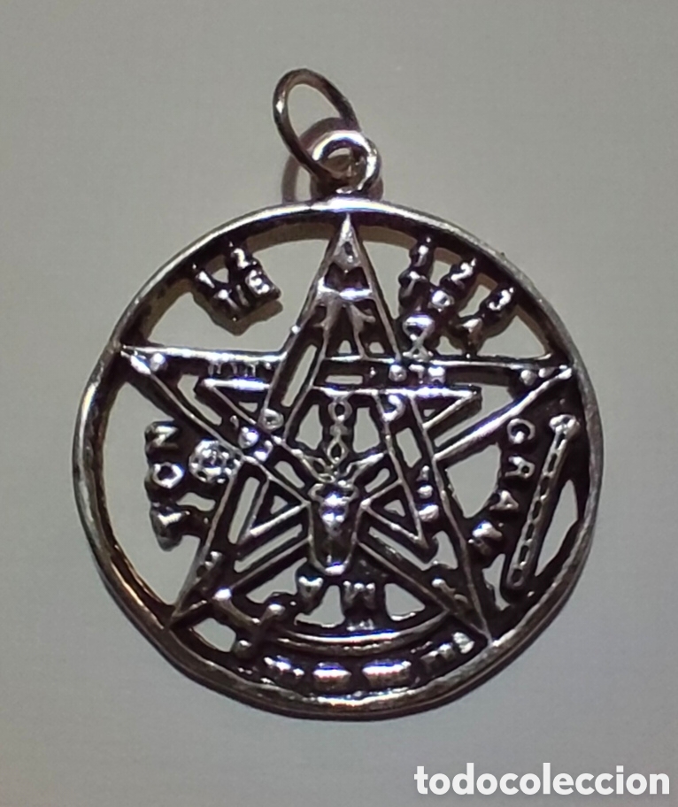 Joyeria: Colgante del Tetragr&aacute;maton plata - Amuleto protector
