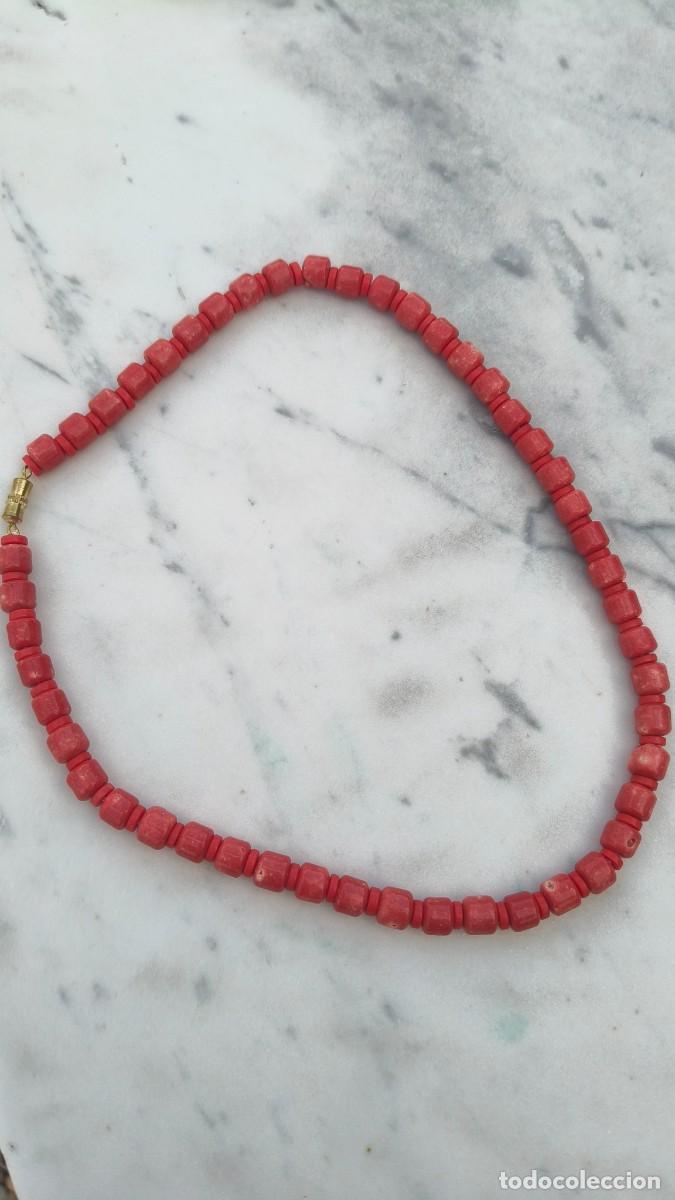 Joyeria: Collier ancien corail bambou - Foto 1