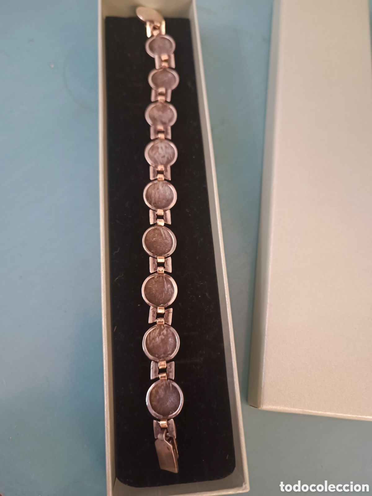 Joyeria: Pulsera plata y oro Art dec&oacute;. - Foto 2