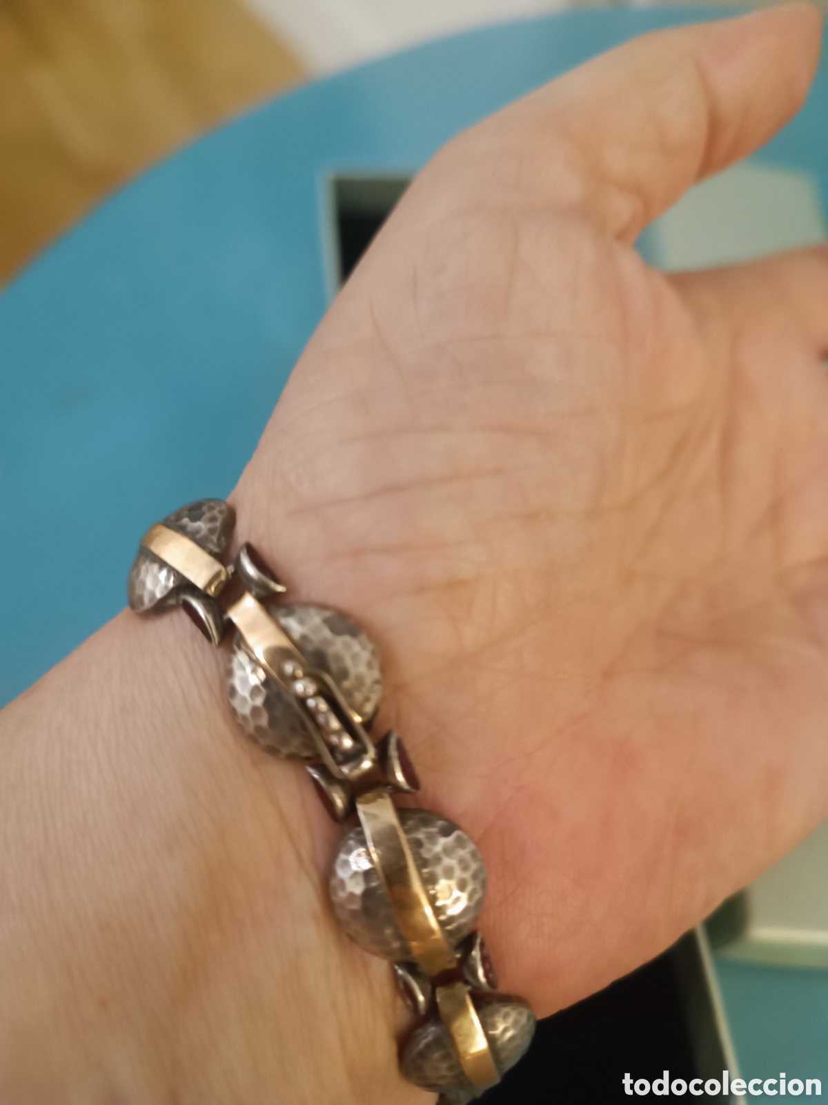 Joyeria: Pulsera plata y oro Art dec&oacute;. - Foto 4