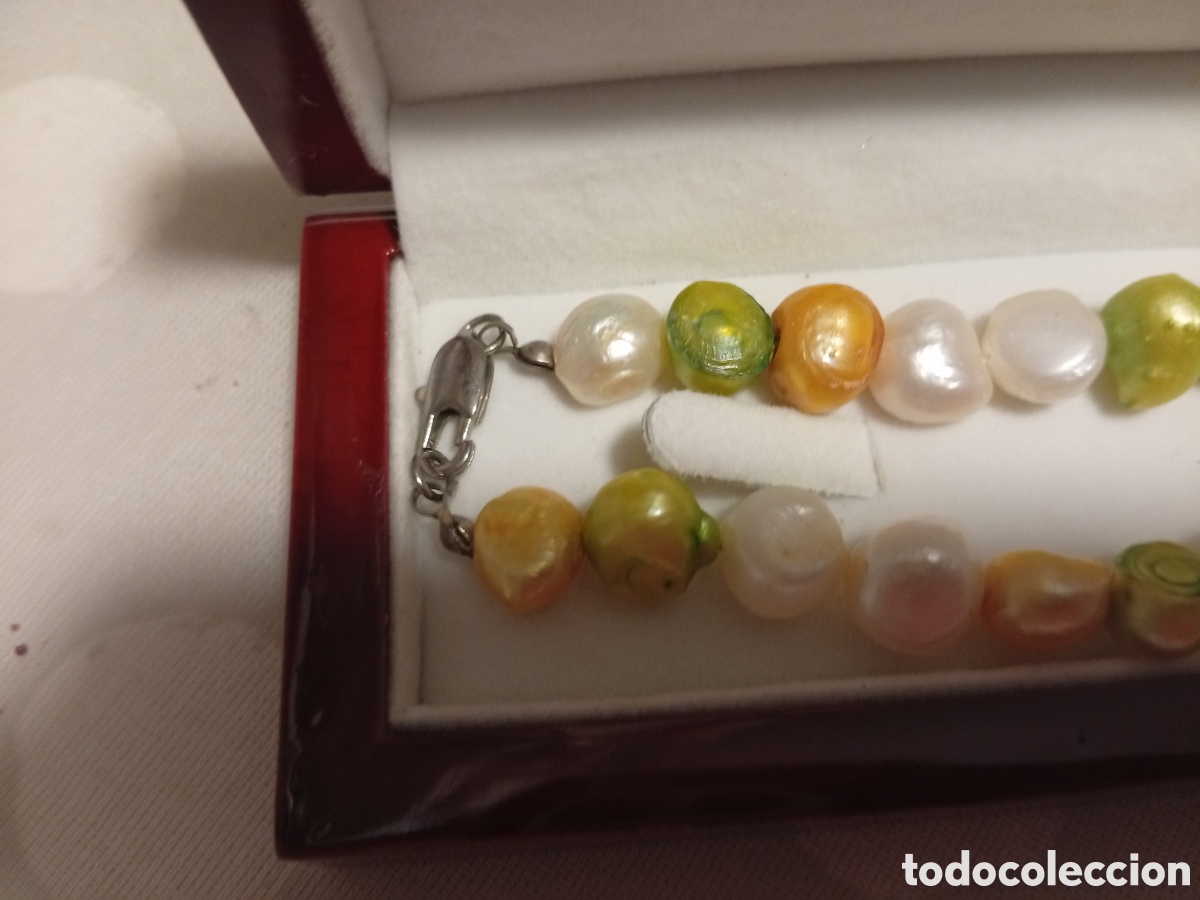 Joyeria: Gargantilla perlas barrocas de agua dulce - Foto 3