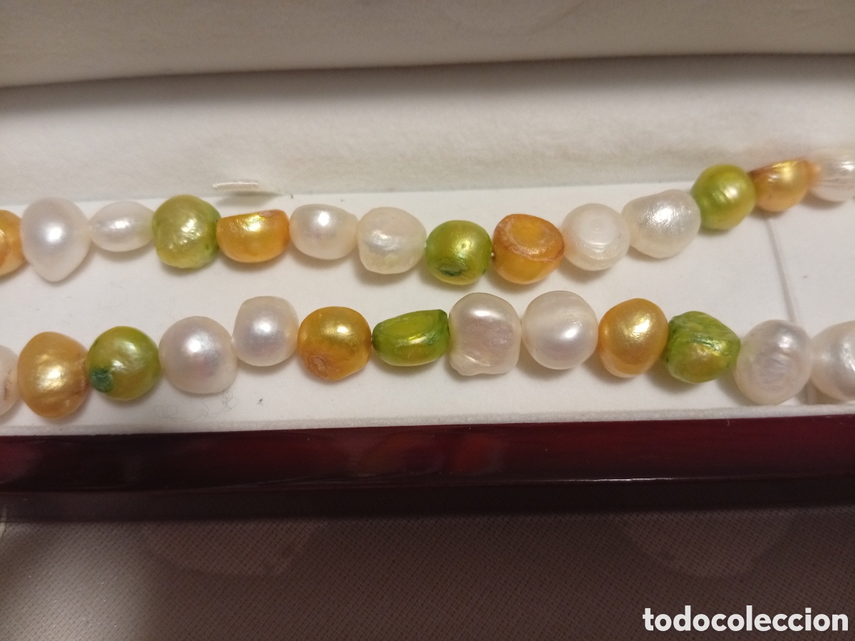 Joyeria: Gargantilla perlas barrocas de agua dulce - Foto 4