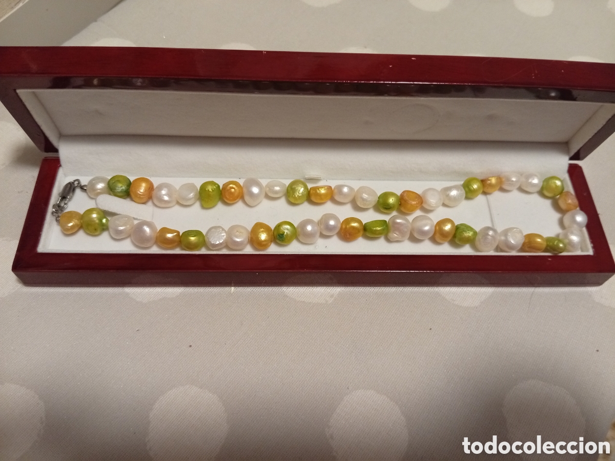 Joyeria: Gargantilla perlas barrocas de agua dulce - Foto 1