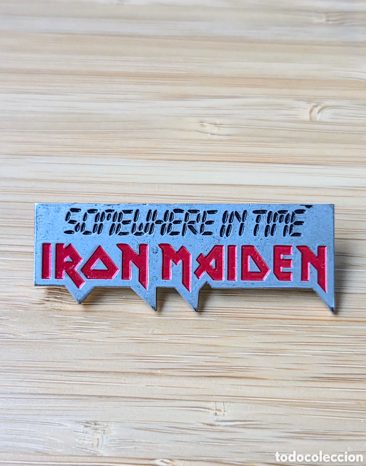 Joyeria: Pin Iron Maiden. Somewhere in Time. Original de 1999. Exclusivo.