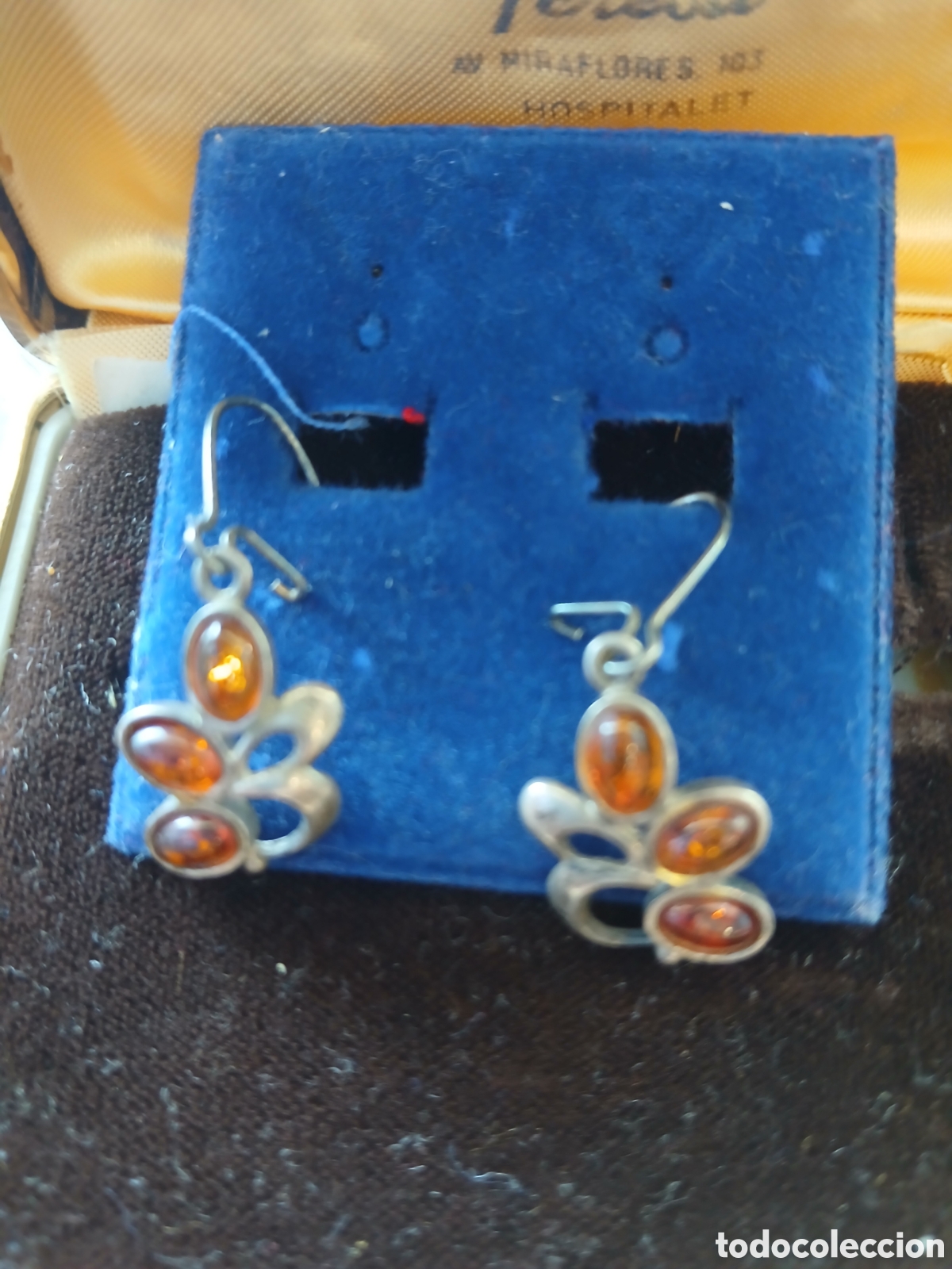 Joyeria: Pendientes de plata con piedras - Foto 1