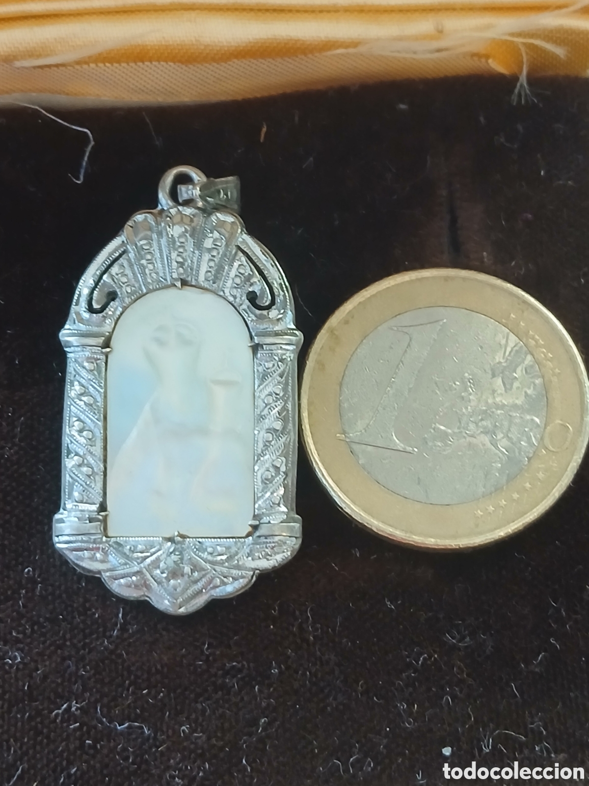 Joyeria: Colgante de plata con virgen - Foto 3