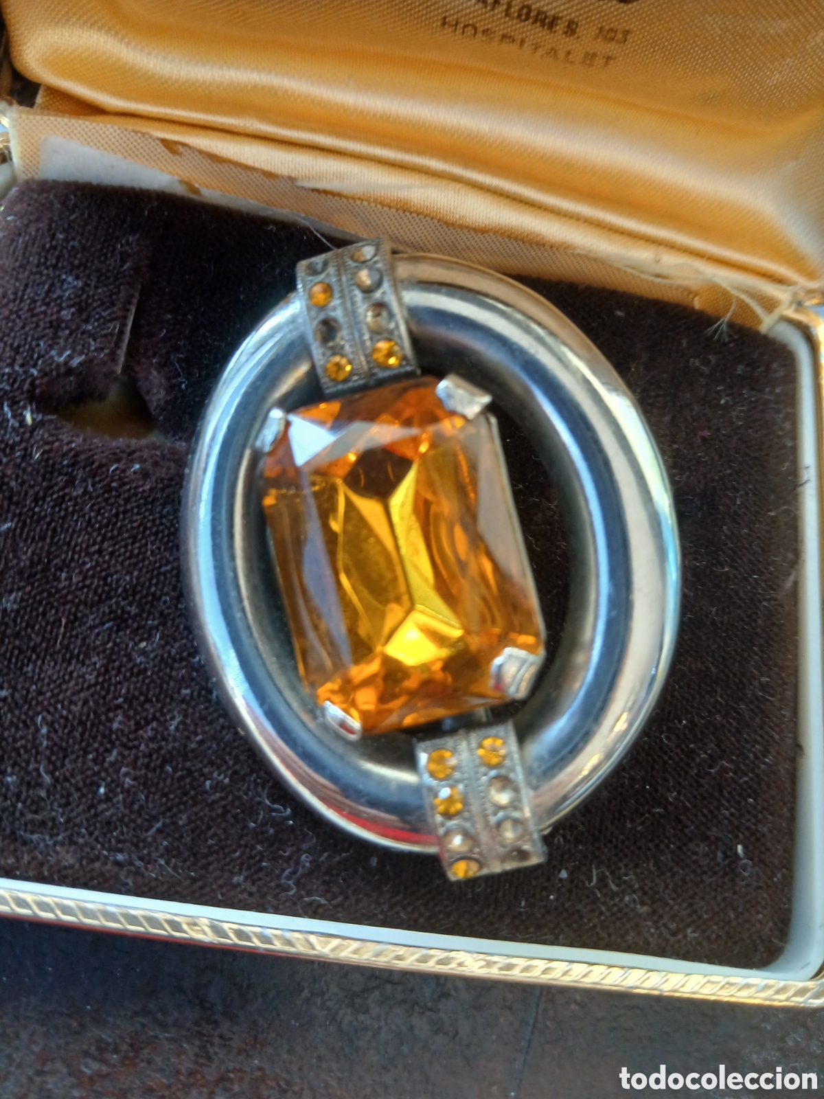 Joyeria: Broche art deco firmado de paris - Foto 2