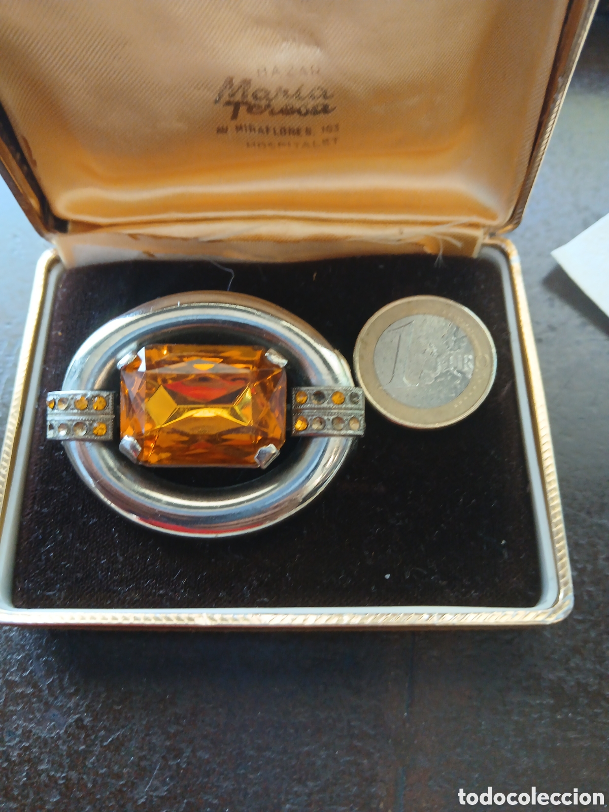 Joyeria: Broche art deco firmado de paris - Foto 7