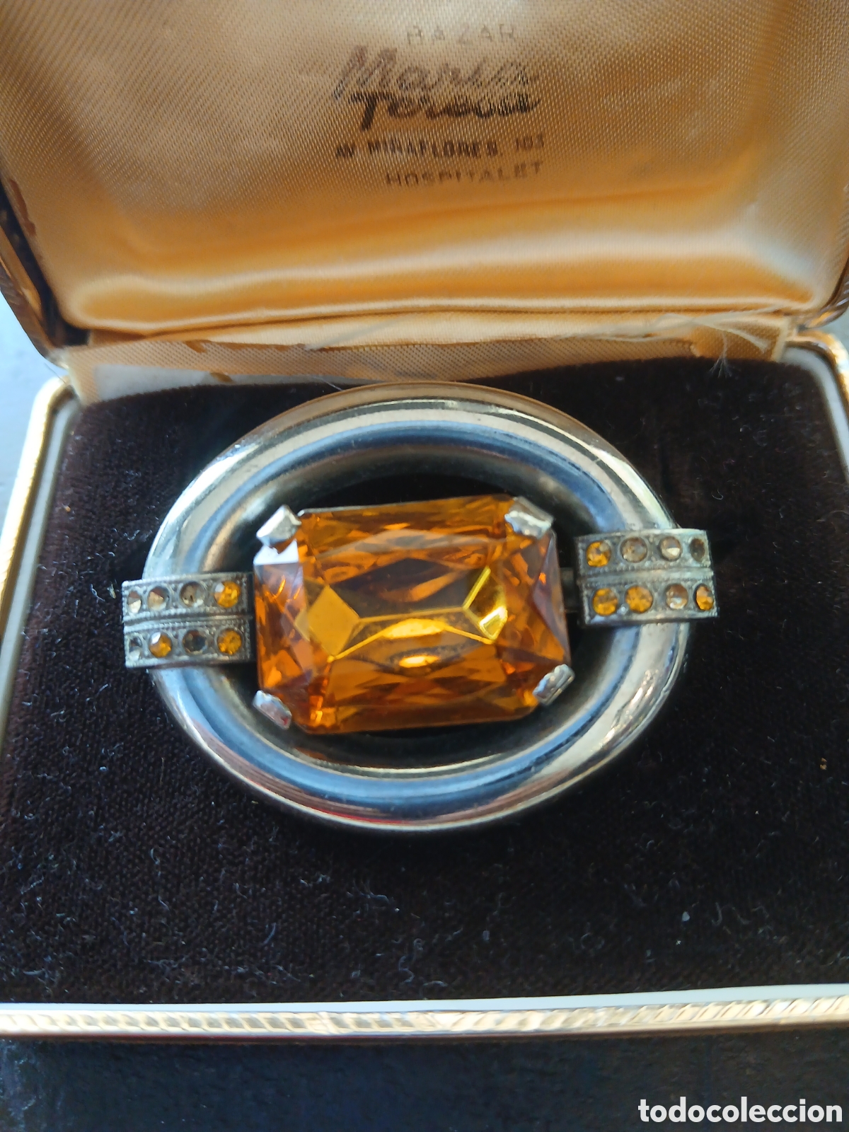 Joyeria: Broche art deco firmado de paris