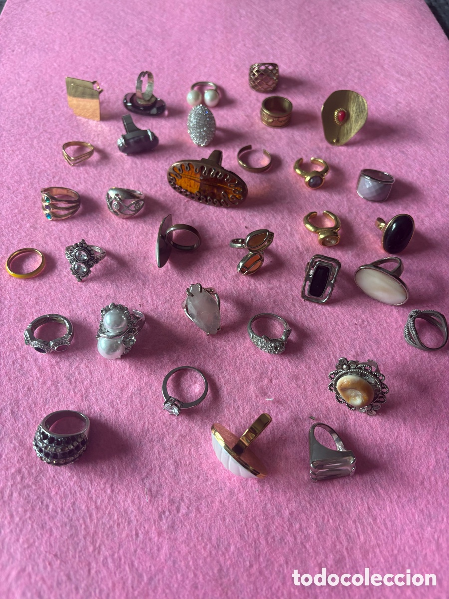 Joyeria: Lote de anillos variados