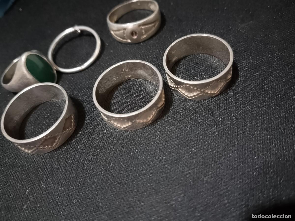 Joyeria: Espectacular Conjunto de 6 anillos de plata 925