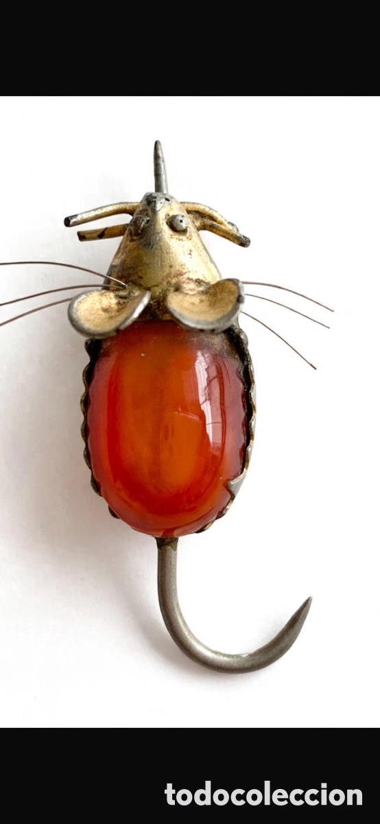 Joalharia: Broche vintage rat&oacute;n jelli belli a&ntilde;os 50