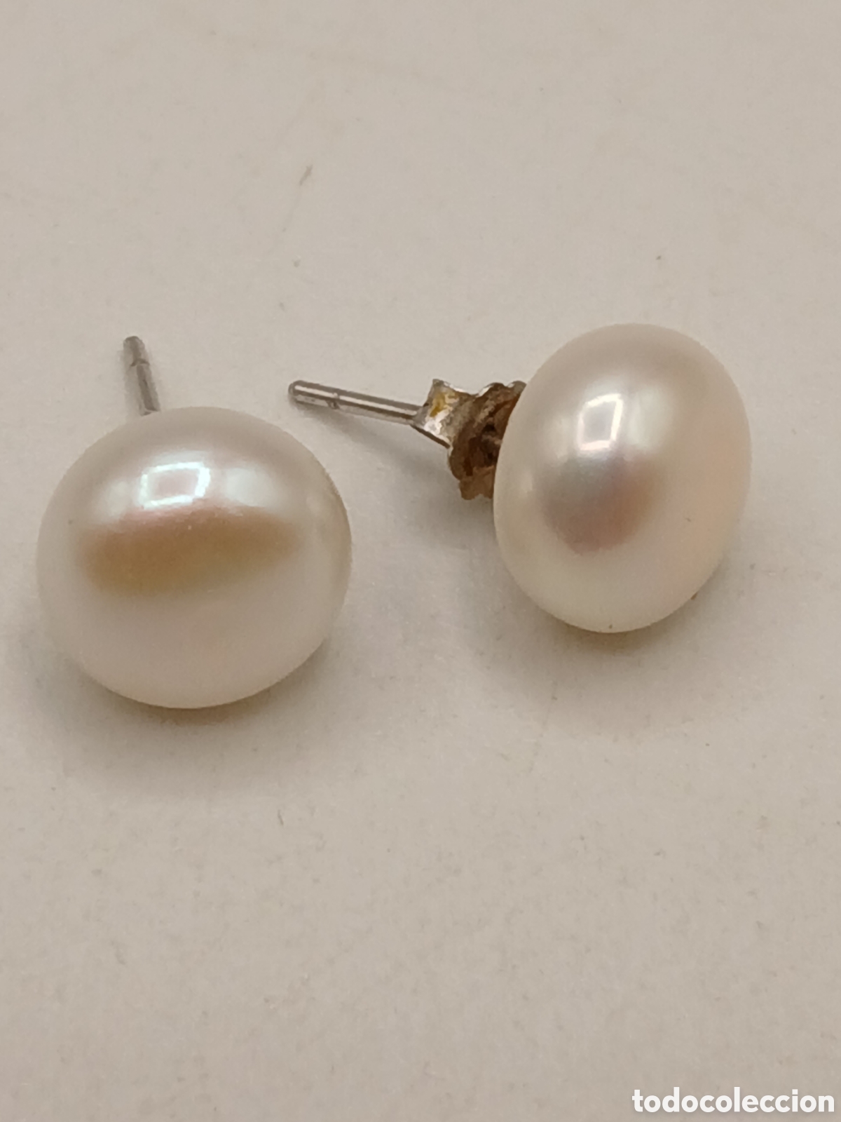 Joalharia: Pendientes plata 925mls y perla blanca agua salada