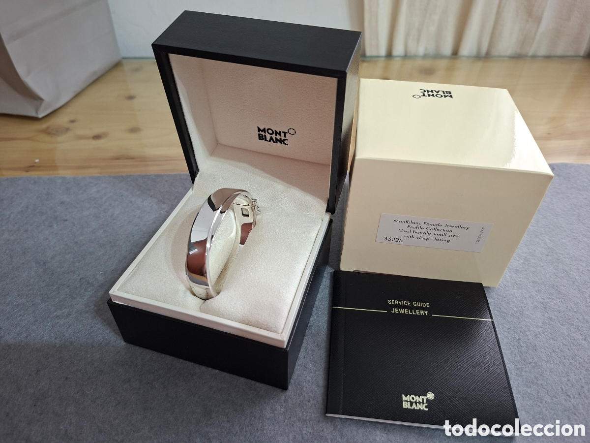 Joalharia: Pulsera Montblanc de plata de ley.