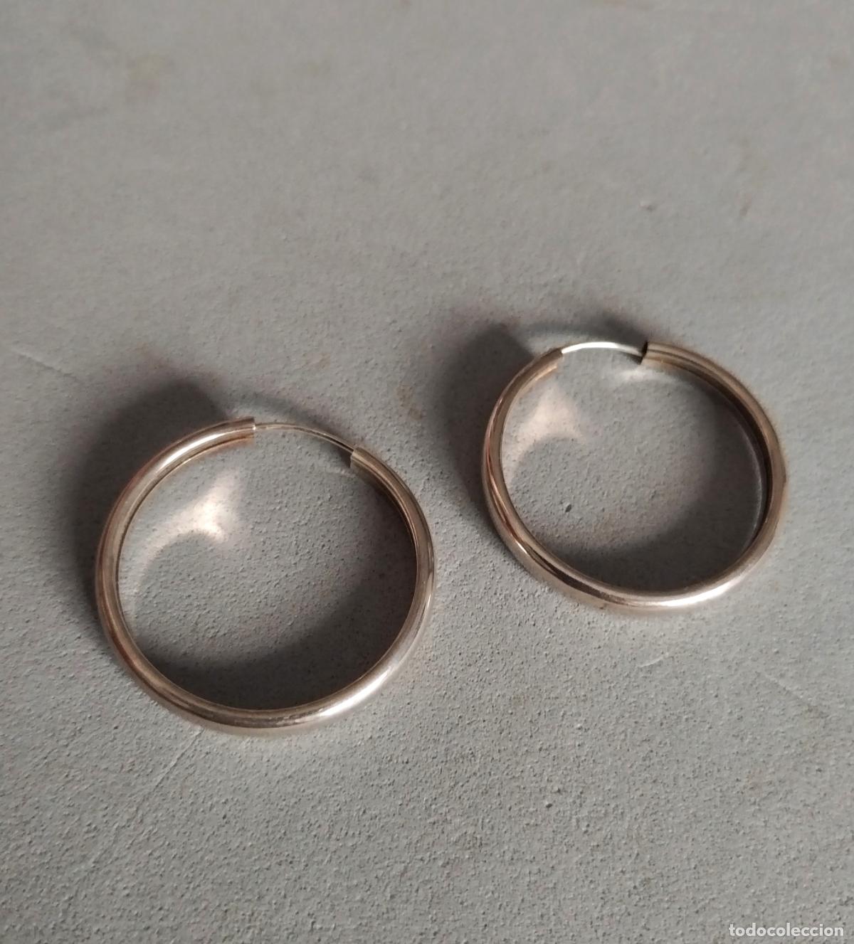Joyeria: Pendientes de plata de ley. - Foto 3