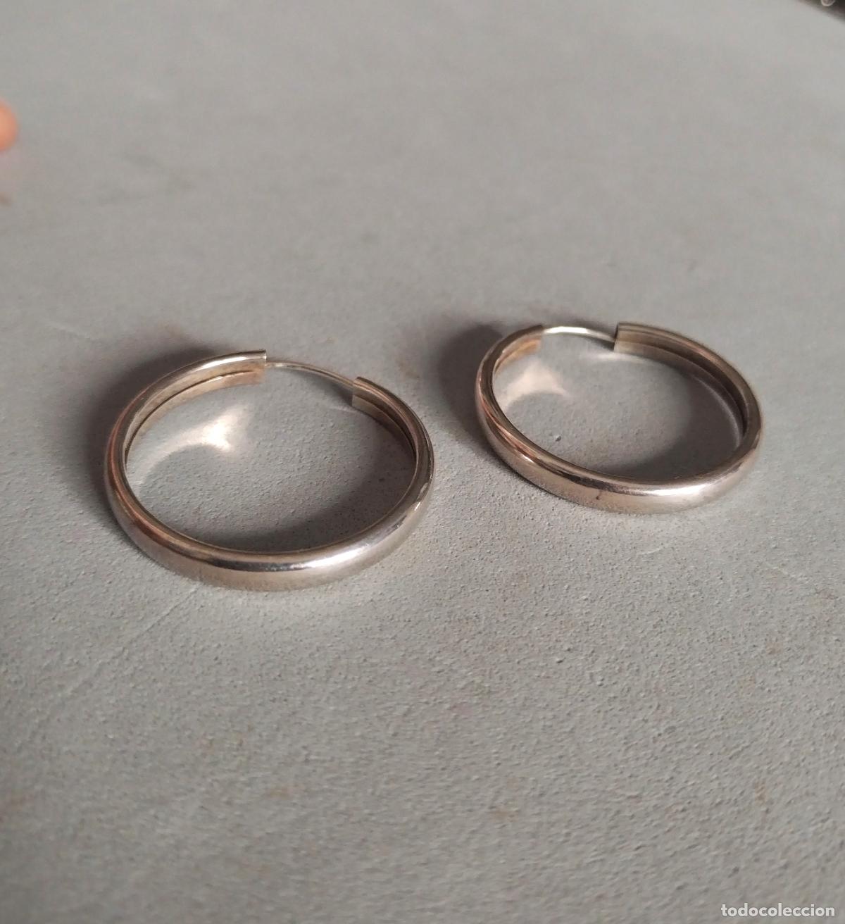 Joyeria: Pendientes de plata de ley. - Foto 4