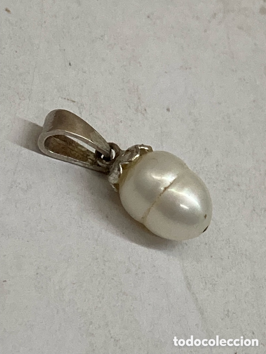 Jewelry: Colgante de plata y perla C668