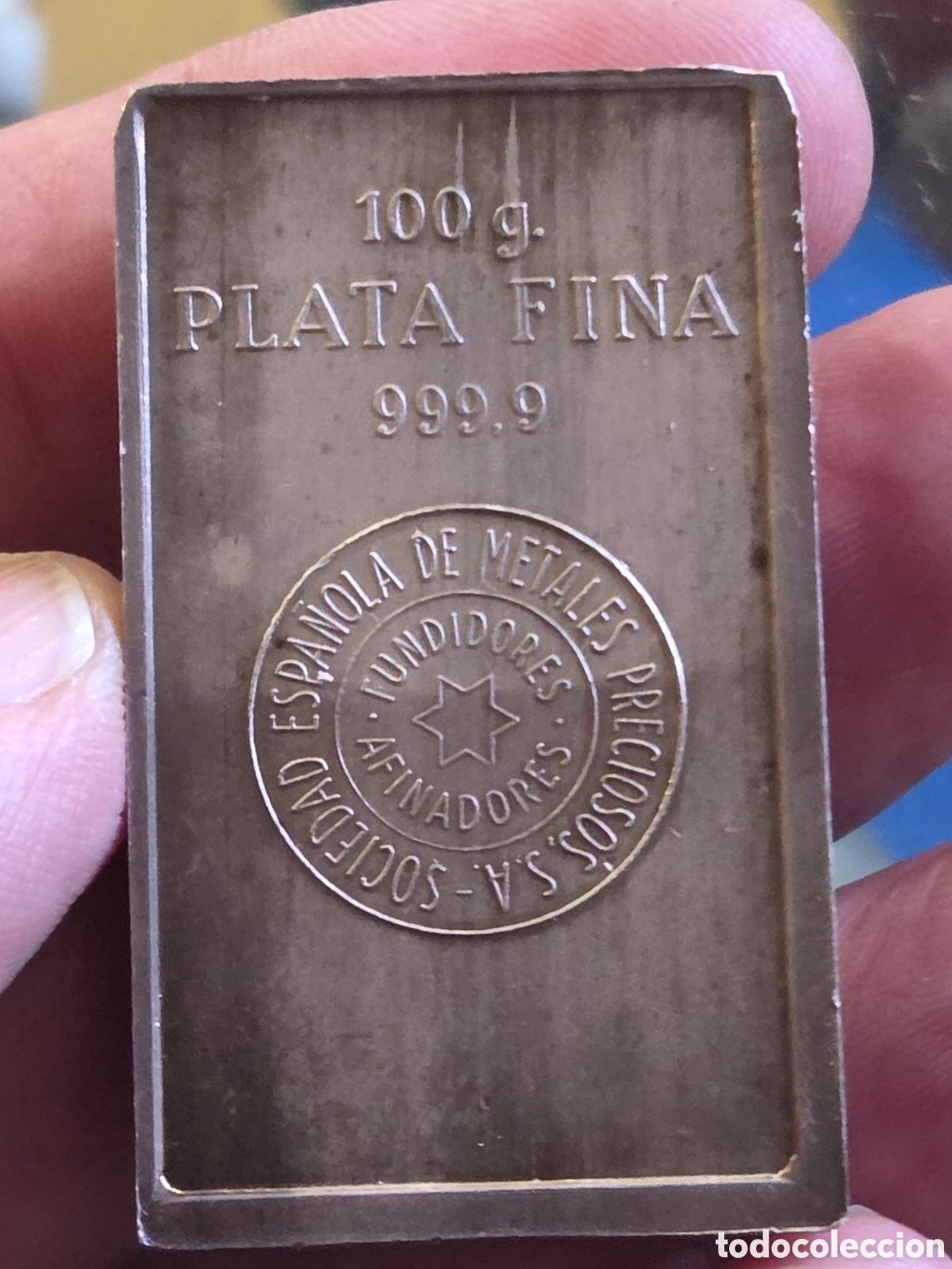 Joyeria: LINGOTE DE 100 GRAMOS DE PLATA 999 SEMPSA