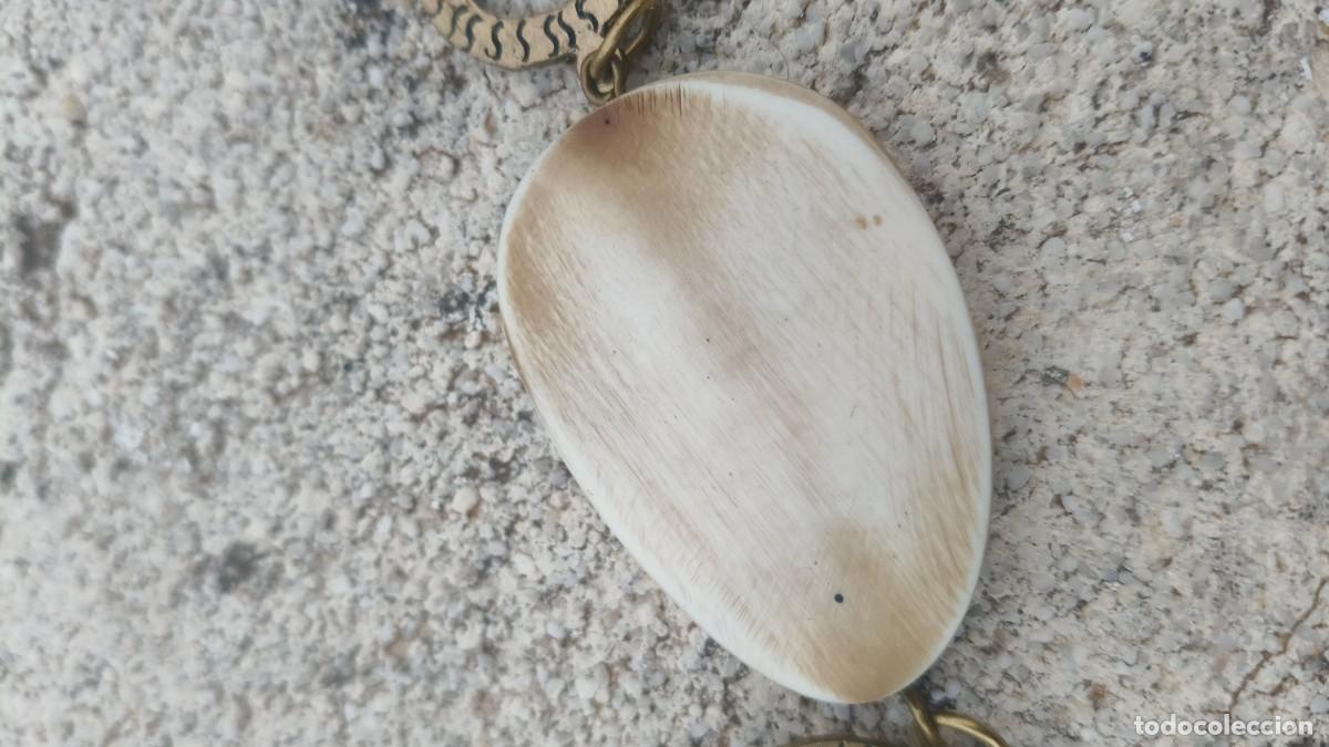 Joyeria: Collier vintage corne de z&eacute;bu 1950 - Foto 4