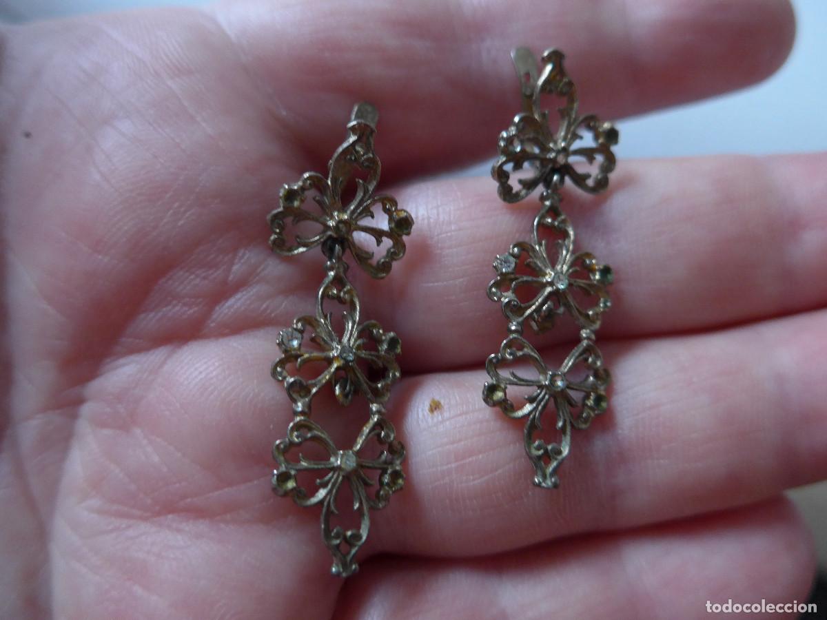 Joyeria: PAREJA DE ANTIGUOS PENDIENTES - Foto 3